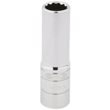 Draper Expert 33733 HI-TORQ 12 Point Deep Socket, 1/2" Sq. Dr., 14mm