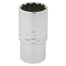 Draper Expert 33858 HI-TORQ 12 Point Deep Socket, 1/2" Sq. Dr., 30mm