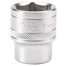 Draper Expert 16616 6 Point Metric Socket, 1/2" Sq. Dr., 25mm