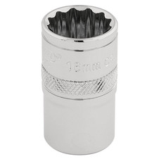 Draper Expert 33160 HI-TORQ 12 Point Socket, 1/2" Sq. Dr., 16mm