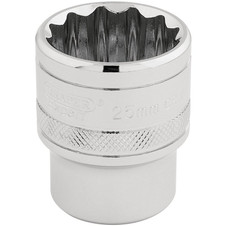 Draper Expert 33418 HI-TORQ 12 Point Socket, 1/2" Sq. Dr., 25mm