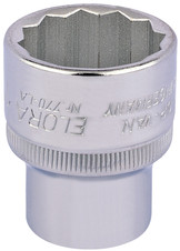 Elora 24476 Bi-Hexagon Socket, 1/2" Sq. Dr., 1"