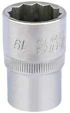 Elora 24640 Bi-Hexagon Socket, 1/2" Sq. Dr., 19mm