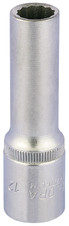 Elora 11932 Deep Bi-Hexagon Socket, 1/2" Sq. Dr., 12mm
