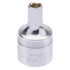 Elora 15295 Hexagon Socket, 1/2" Sq. Dr., 6mm