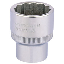 Elora 24864 Whitworth Bi-Hexagon Socket, 1/2" Sq. Dr., 9/16"