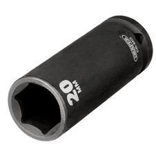 Draper 20191 Hi-TORQ Deep Impact Socket, 1/2" Sq. Dr., 20mm