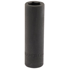 Draper 14101 HI-TORQ Deep Impact Socket, 1/2" Sq. Dr., 15mm