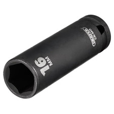 Draper 12742 HI-TORQ Deep Impact Socket, 1/2" Sq. Dr., 16mm