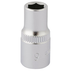 Elora 11095 Hexagon Socket, 1/4" Sq. Dr., 6mm