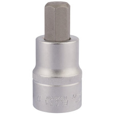 Elora 15553 Hexagon Screwdriver Socket, 3/4" Sq. Dr., 17mm