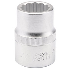 Elora 00707 Bi-Hexagon Socket, 3/4" Sq. Dr., 22mm