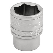 Draper Expert 16543 6 Point Metric Socket, 3/8" Sq. Dr., 17mm