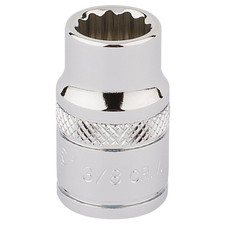 Draper Expert 49017 HI-TORQ 12 Point Socket, 3/8" Sq. Dr., 3/8"