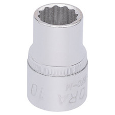 Elora 25862 Bi-Hexagon Socket, 3/8" Sq. Dr., 10mm
