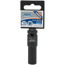 Draper 06883 HI-TORQ 6 Point Deep Impact Socket, 3/8" Sq. Dr., 10mm