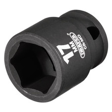 Draper 06877 HI-TORQ 6 Point Impact Socket, 3/8" Sq. Dr., 17mm