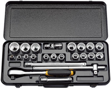 Elora 770-OKLAU Imperial Socket Set, 1/2" Sq. Dr. (23 Piece)