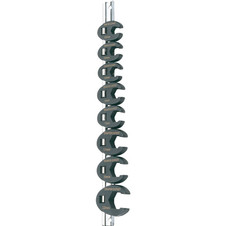 Draper Expert 61034 Metric Crow Foot Spanner Set on a Metal Rail, 3/8" Sq. Dr. (8 Piece)