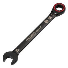 Draper Expert 03888 HI-TORQ Metric Ratchet Combination Spanner, 15mm, Black