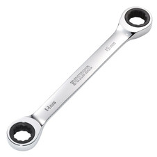 Draper 27738 HI-TORQ Metric Double Ratchet Ring Spanner, 14 x 15mm