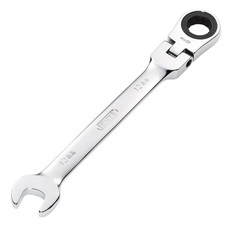 Draper 52013 HI-TORQ Metric Flexible Head Ratcheting Combination Spanner, 12mm