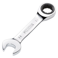 Draper 27895 HI-TORQ Metric Stubby Ratchet Combination Spanner, 14mm