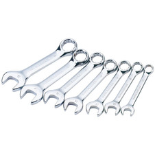 Draper 56398 HI-TORQ Metric Stubby Combination Spanner Set (7 Piece)
