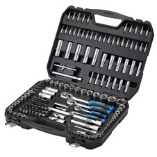 Draper 24231 HI-TORQ Metric Socket and Bit Set, 1/4", 3/8" and 1/2" Sq. Dr. (188 Piece)