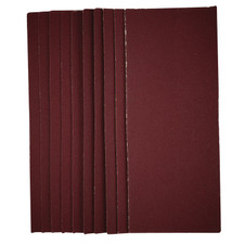 Draper 57112 1/2 Sanding Sheets, 115 x 280mm, 120 Grit (Pack of 10)