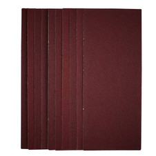 Draper 56329 1/2 Sanding Sheets, 115 x 280mm, 80 Grit (Pack of 10)