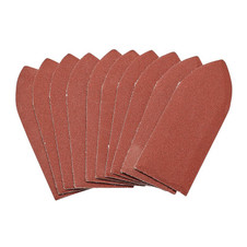 Draper 99263 Hook and Loop Aluminium Oxide Sanding Sheets, 32 x 92mm, 240 Grit (Pack of 10)