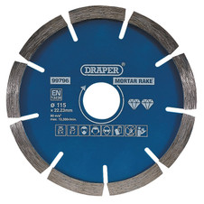 Draper 99796 Mortar Raking Diamond Blade, 115mm