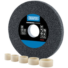 Draper 99566 Aluminium Oxide Bench Grinding Wheel, 150 x 20mm, 36 Grit