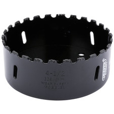 Draper Expert 34969 Tungsten Carbide Grit Hole Saw, 114mm