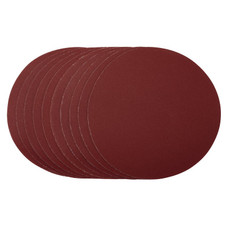 Draper 56182 Sanding Discs, 180mm, Hook & Loop, 240 Grit, (Pack of 10)