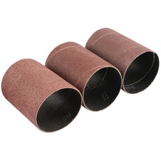Draper 93358 Assorted Grit Aluminium Oxide Sanding Sleeves, 45 x 60mm (Pack of 3)