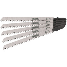 Draper 81728 DT301CD Jigsaw Blade Set, 115mm (5 Piece)