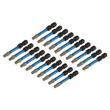 Draper Expert 05699 TX-STAR Impact Screwdriver Bits, T25 x 50mm, 1/4" Hex (Pack of 20)
