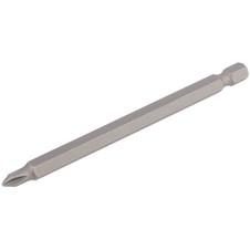 Draper 64364 Cross Slot Insert Bit, 1/4" Hex, 100mm Long, No.1 (Pack of 1)
