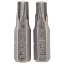 Draper 66435 TX-STAR Insert Bit, 1/4" Hex, 25mm Long, T30 (Pack of 2)