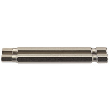Draper 64322 Hexagonal Insert Bit, 5mm, 1/4" Hex, 75mm Long (Pack of 2)