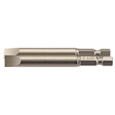 Draper 64310 Plain Slot Insert Bit, 8mm, 1/4" Hex, 75mm Long (Pack of 2)