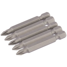 Draper 64281 PZ Type Insert Bit, 1/4" Hex, 50mm Long, No.1 (Pack of 5)
