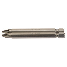 Draper 64312 PZ Type Insert Bit, 1/4" Hex, 75mm Long, No.2 (Pack of 2)