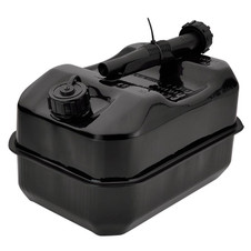 Draper 31792 Flat Steel Fuel Can, 10L, Black