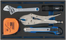 Draper 63543 Tool Kit in 1/4 Drawer EVA Insert Tray (5 Piece)