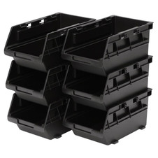 Bunker B600-SSBS6PK Load-Up Stack Storage Bin Set (6 Piece)