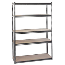 Draper Expert 52958 Quality Heavy Duty Steel Shelving Unit, 5 Shelves, L1220 x W610 x H1830mm