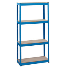Draper 21658 Steel Shelving Unit, 4 Shelves, L760 x W300 x H1520mm